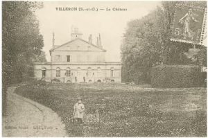 Ancienne carte postale du Château de Villeron